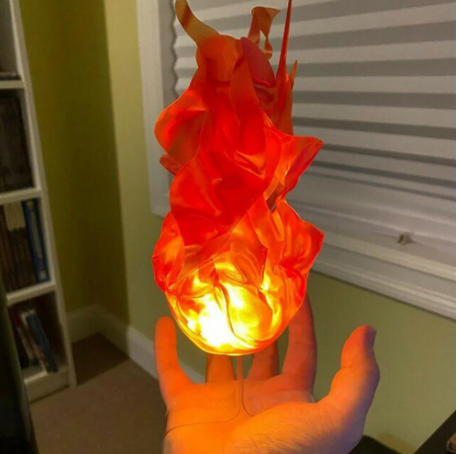 LED Levitating Flame Sphere Decoration Suspended Glowing Orb Light for Spooky Seasonal Halloween Outdoor Indoor Porch Party Display