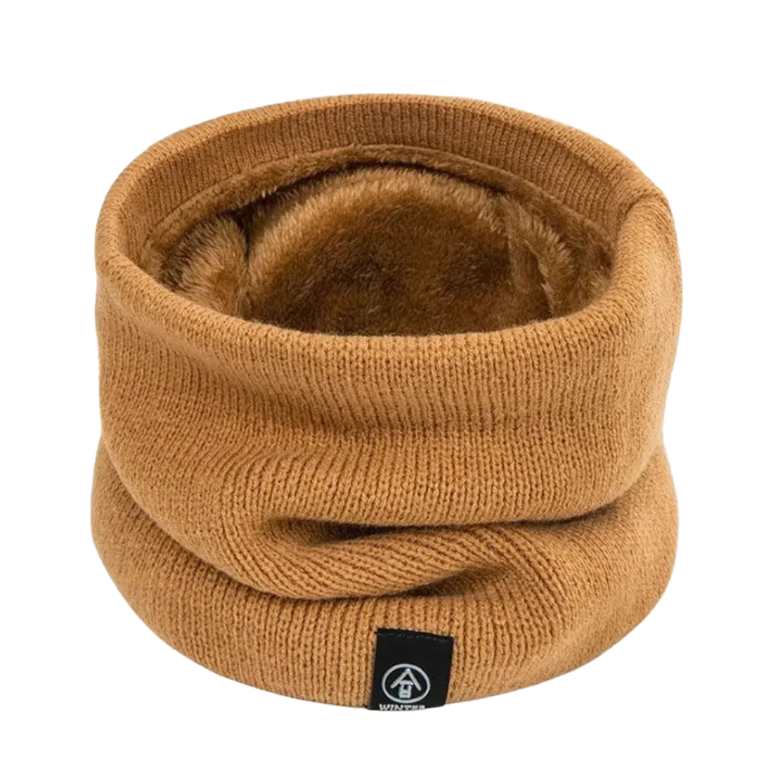 Fleece-Lined Knit Neck Warmer – Thermal Double-Layer Winter Scarf Gaiter for Cold Weather Running Hiking Commuting | 2-Pack Unisex Neck Wrap