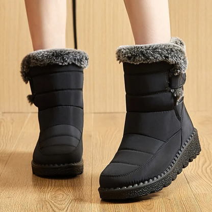 Women's Insulated Winter Boots Waterproof with Plush Lining & Anti-Slip Sole for Snow, Cold Weather, Daily Wear & Outdoor Activities