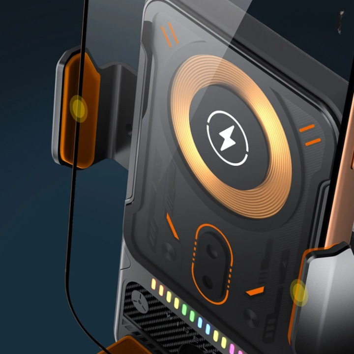 Smartphone Car Mount with Wireless Charging Capability