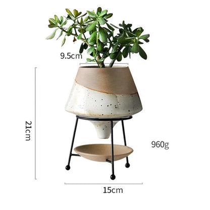 Clay Cascade Planter Set