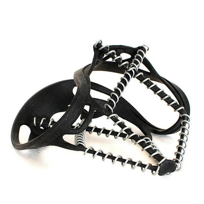 Ice Traction Cleats with Steel Coils for Snow & Ice Walking – Winter Shoe Grips for Men & Women
