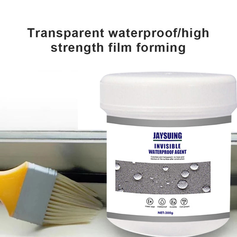 Clear Leak Sealer Paste for Walls, Roofs & Pipes – Waterproof Barrier Coating for Concrete, Wood, Metal & Tile Repair