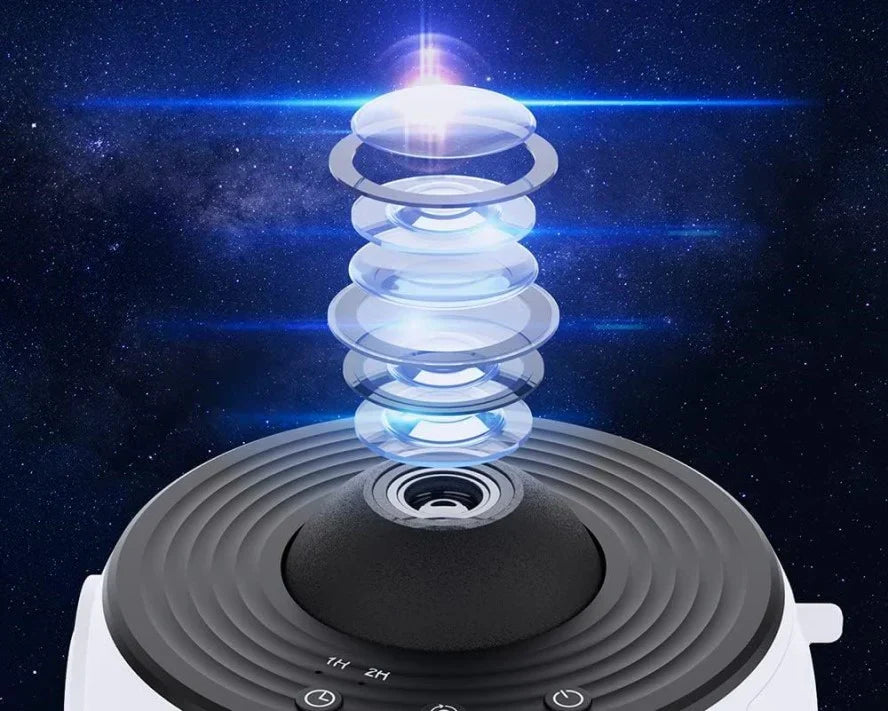 Space Projector Night Light with 13 Interchangeable Disks Galaxy Stars Planets for Bedroom Ceiling Walls Kids Room Decor USB Powered