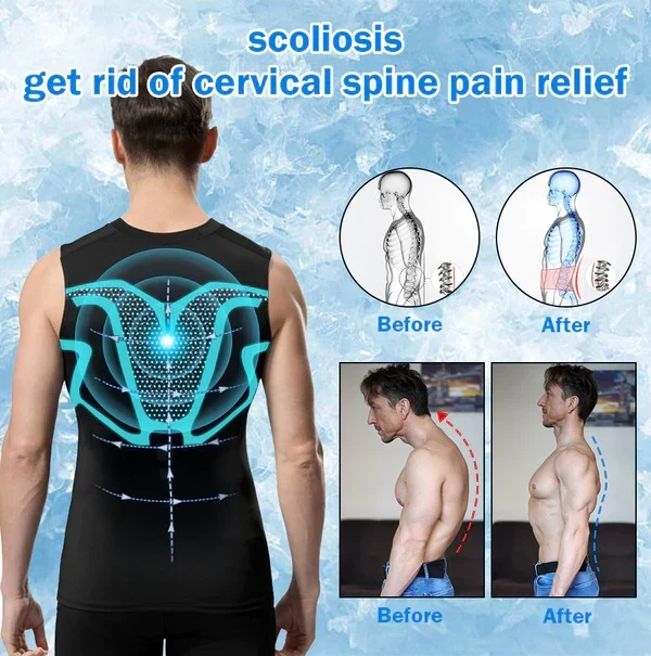 Men's Compression Undershirt for Smoothing Chest & Stomach | Invisible Slimming Tank for Gynecomastia | Posture Support Shapewear