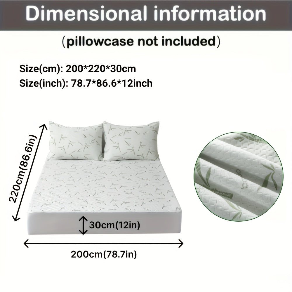 Cooling Bamboo Mattress Topper with 3D Airflow Layer for Better Sleep & Pressure Relief