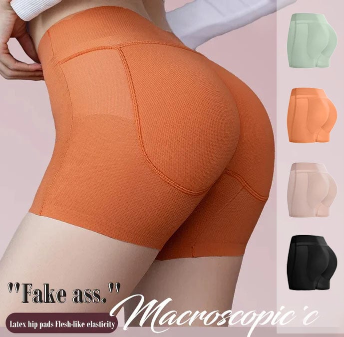 High-Waist Padded Butt-Lifting Shapewear Shorts for Women – Seamless Body Shaper with Removable Pads for Everyday Confidence & Special Occas