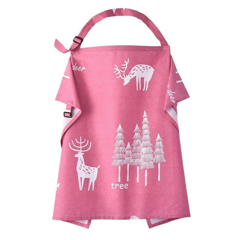Breastfeeding Privacy Apron with Adjustable Neck Strap – Lightweight Cotton Feeding Shield for Moms – Portable Infant Nursing Drape
