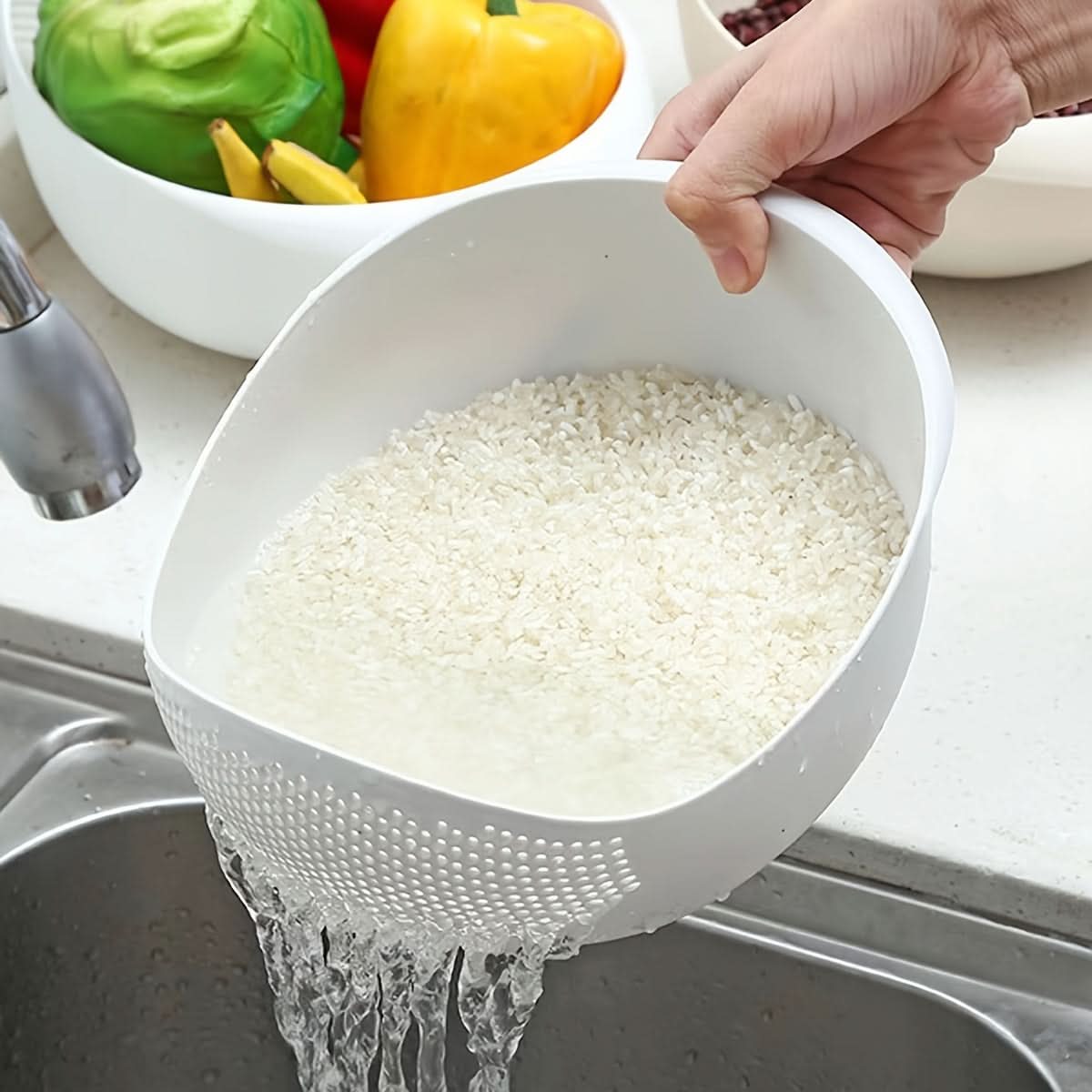 RINSOVA – Multifunction Kitchen Washing Basket Strainer