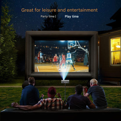 Portable HD Mini Projector 3000 Lumens LED Home Theater Display for Movies Gaming Presentations HDMI USB Compatible 80-Inch Screen Indoor