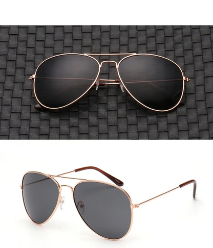Polarized Aviator Sunglasses for Men & Women – UV400 Protection, Anti-Reflective Lenses, Scratch-Resistant Metal Frame