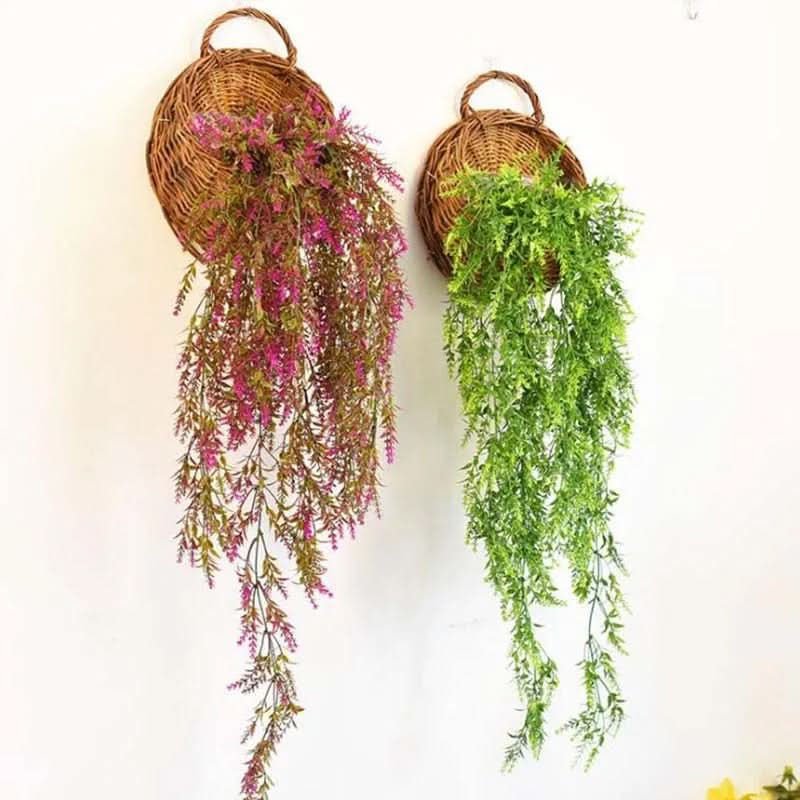 VINEHAVEN – Hanging Wicker Wall Planter Basket