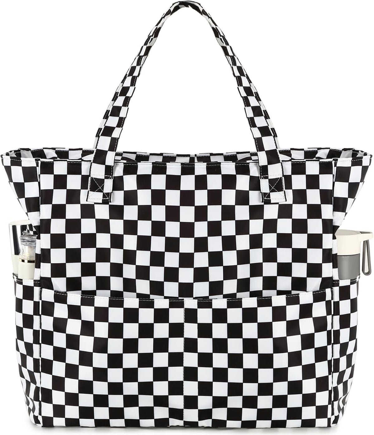 Ortekor Waterproof Beach Tote Bag with Wet Compartment | Extra Large Carry-On for Weekend Travel