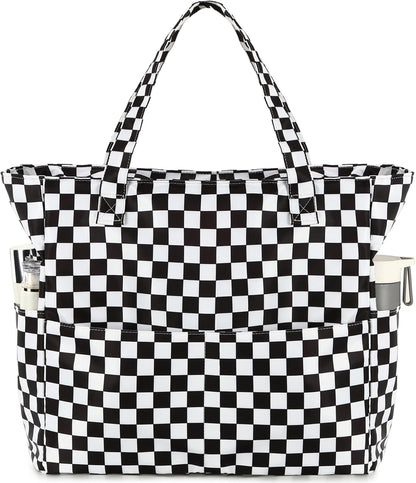 Ortekor Waterproof Beach Tote Bag with Wet Compartment | Extra Large Carry-On for Weekend Travel