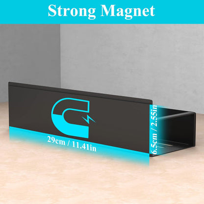 Magnetic Spice Rack Organizer Set of 4 with Strong Grip | Space-Saving Solution for Easy Access