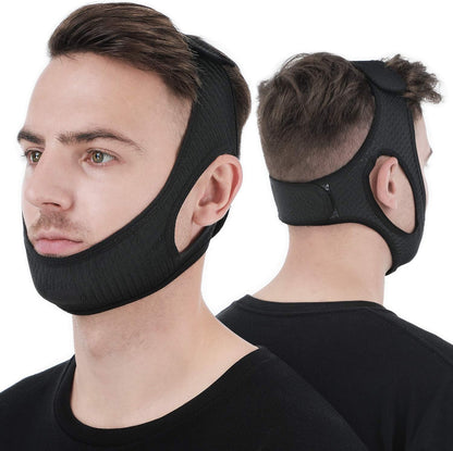 Sleep Strap for Mouth Breathing Support – Adjustable Chin Wrap for Nighttime Comfort & Better Rest