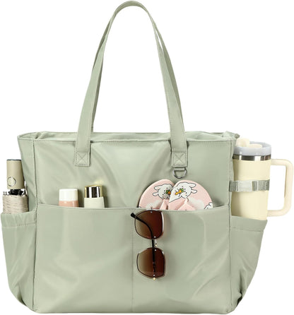 Ortekor Waterproof Beach Tote Bag with Wet Compartment | Extra Large Carry-On for Weekend Travel