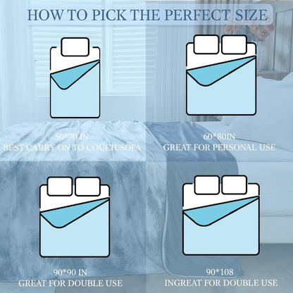 Chill Comfort | Cooling Blanket with Heat-Absorbing Fabric | Soft & Breathable for Year-Round Comfort