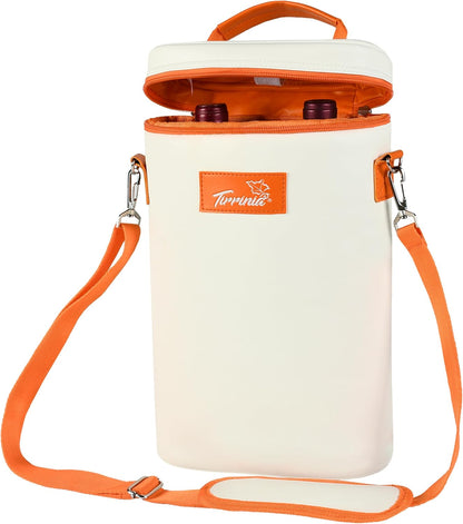 Insulated Wine Tote Carrier Bag with Padded Design | Leakproof Cooler for Travel and Parties