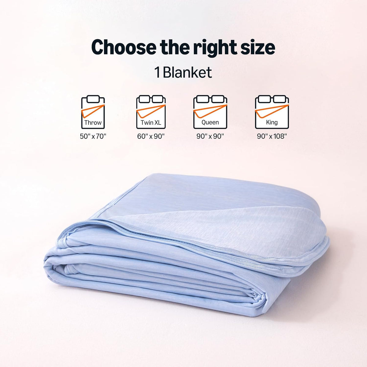 Cooling Comfort | Reversible Lightweight Blanket for Hot Sleepers | Soft Thin Throw for Bed & Couch