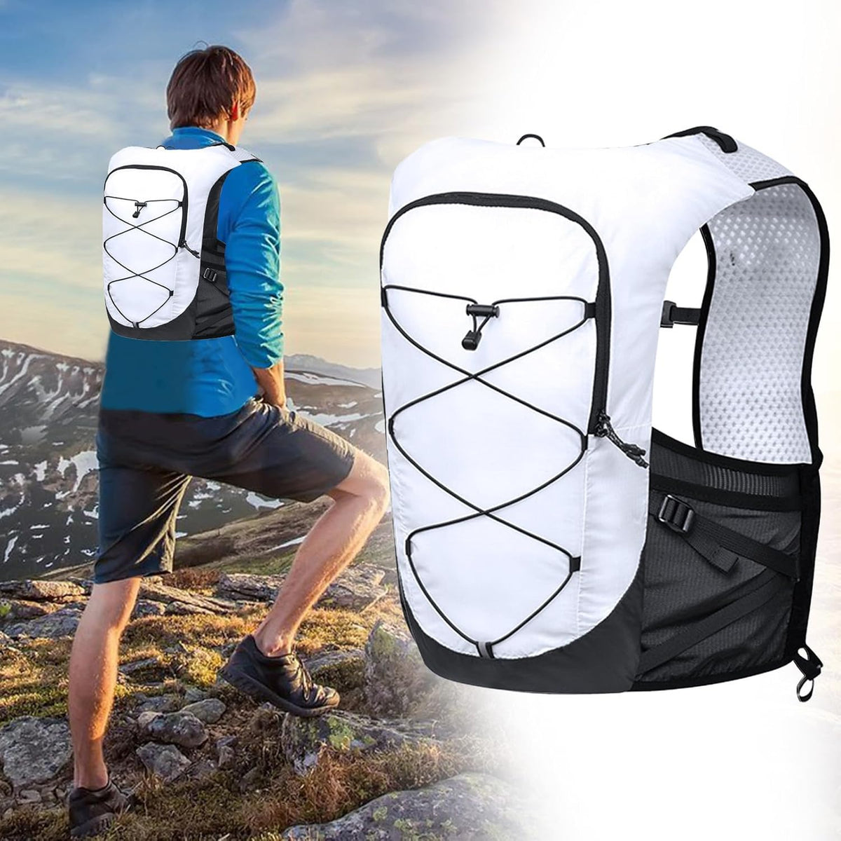 Running Hydration Pack for Trails | Water Backpack for Marathon and Cycling