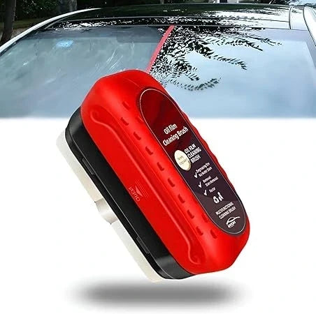 Windshield Glass Cleaner Brush with Water-Repellent Coating for Cars – Removes Haze, Streaks & Road Film
