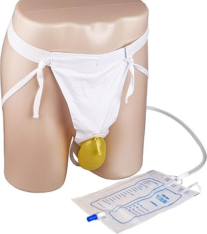 Medical Urine Drainage System with Soft-Touch Receiver for Bedside Relief & Recovery