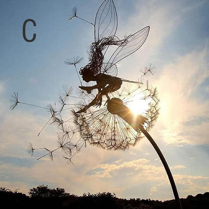 Whimsical Fairy Garden Statue for Outdoor Display – Weather-Resistant Resin Sculpture for Flower Beds, Patios & Entryways