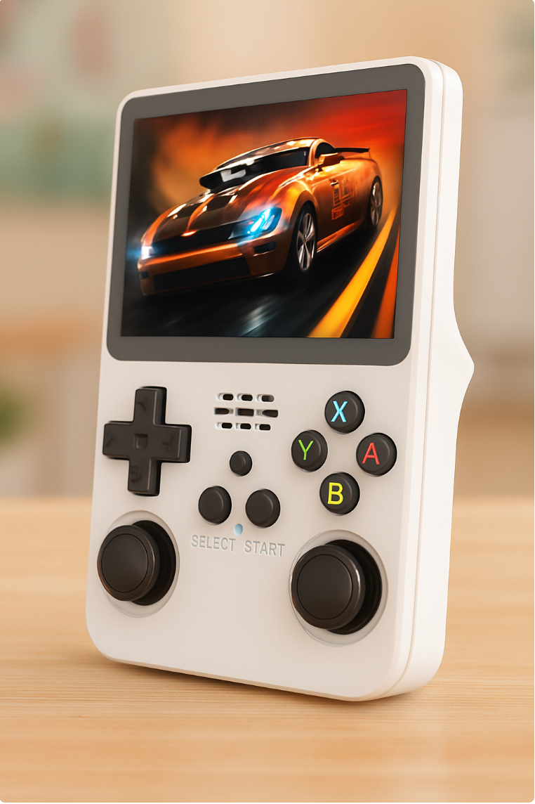 Portable Gaming Device with Pre-Loaded Classics – 1.4-Inch Color Screen – USB Rechargeable Battery – Multi-Genre Arcade Entertainment for Ki