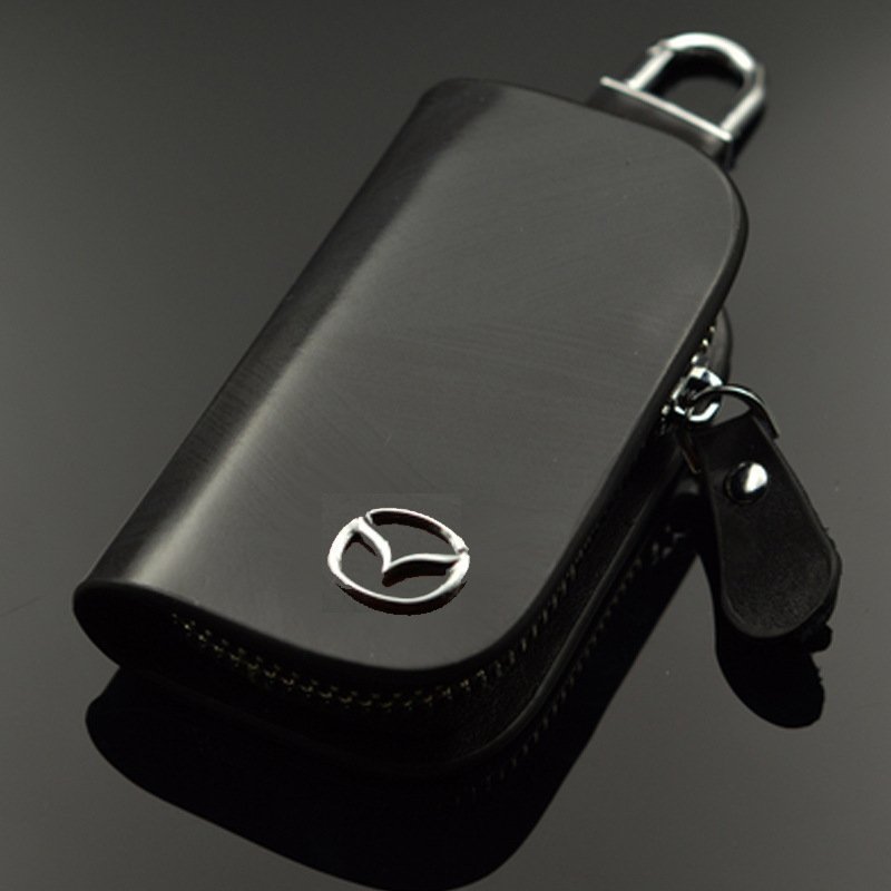 Signal Blocking Car Key Pouch with Dual-Chamber RFID Protection | Keyless Entry Anti-Theft Faraday Bag | Compact 5.5×4 in Shielded Holder