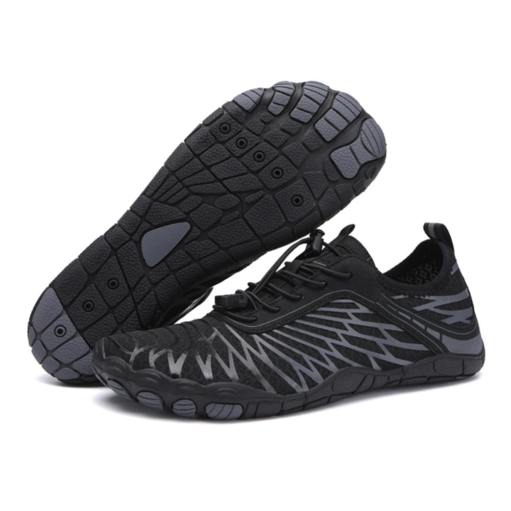 Quick-Dry Water Shoes with Non-Slip Rubber Sole for Beach, Pool & Water Sports | Unisex Lightweight Aqua Sneakers