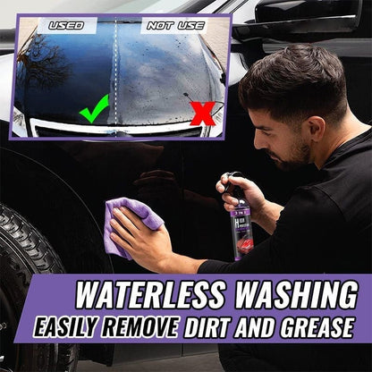 Waterless Car Detailing Spray Polish Cleaner Scratch Remover Protective Nano Coating for Auto Paint Glass Plastic RV Motorcycle Boat