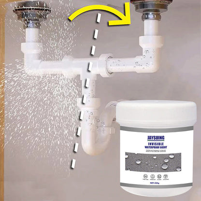 Clear Leak Sealer Paste for Walls, Roofs & Pipes – Waterproof Barrier Coating for Concrete, Wood, Metal & Tile Repair