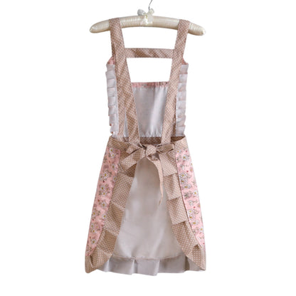 Floral Cotton Kitchen Apron with Pockets – Waterproof & Oil-Resistant for Cooking, Baking & Everyday Meal Prep