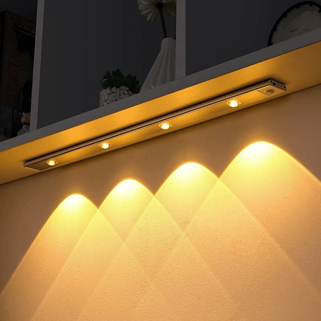 Motion-Activated USB LED Light Bar with Magnetic Mount for Closets, Hallways & Kitchen