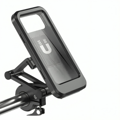 Waterproof Motorcycle Phone Mount with 360° Rotation for Bikes & Scooters – Universal Holder for Smartphones up to 6.7 Inches