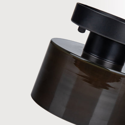 Flush Mount Glass Globe Light with E27 Socket for Entryway Kitchen and Bedroom Lighting