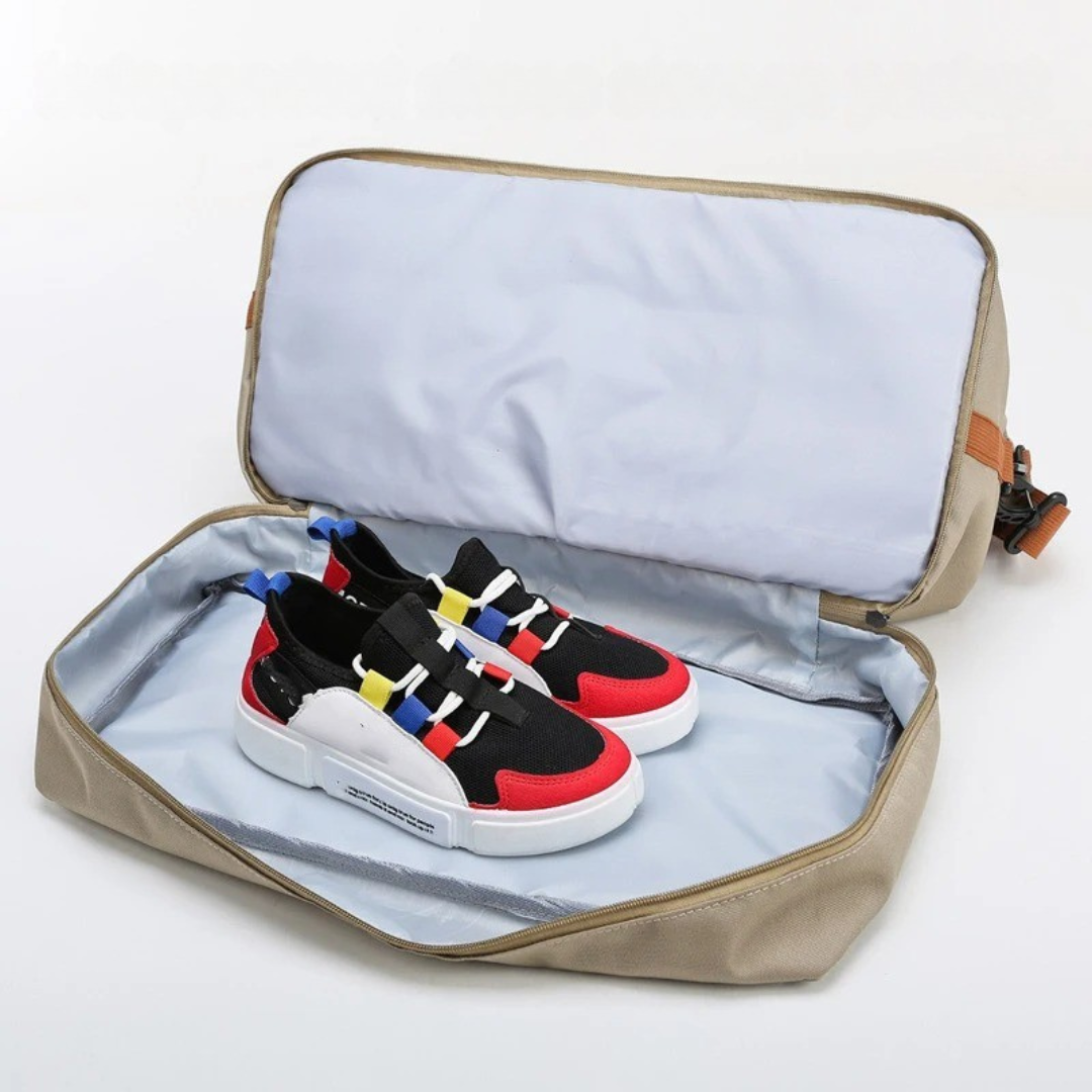 Weekend Duffel Bag with Shoe Compartment & Wet-Dry Separation for Gym Travel