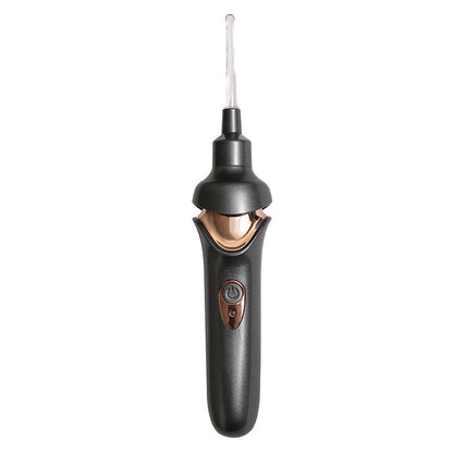 Electric Ear Wax Removal Tool with Soft Silicone Tips for Safe Home Ear Cleaning, USB Rechargeable Cordless Earwax Remover Kit with 5