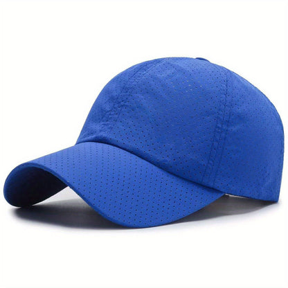 Breathable Mesh Baseball Cap with UV Protection for Outdoor Sports, Hiking, Running & Cycling | Lightweight Fast-Drying Summer Hat for