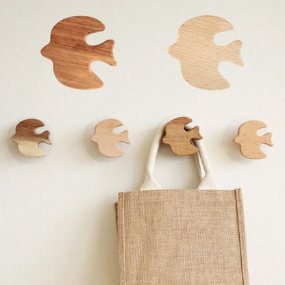 WOODFIN – Wooden Animal Wall Hook