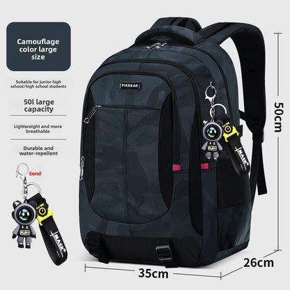 Multi-Compartment Student Backpack with Padded Laptop Sleeve & Adjustable Straps for School, College & Everyday Use