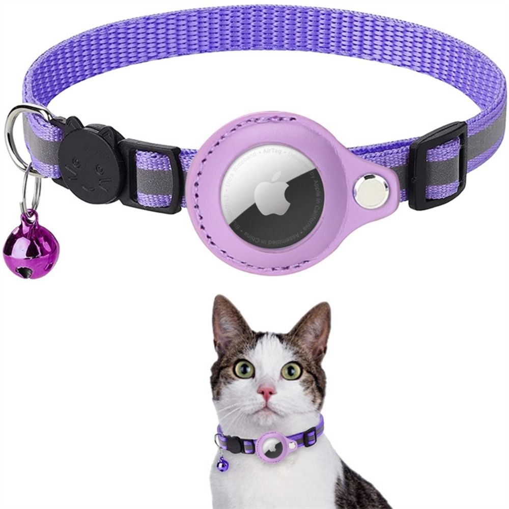 Reflective Cat GPS Tracker Collar with Quick Release Buckle | Enhanced Safety for Outdoor Adventures