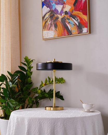 Adjustable Desk Light with Counterweight 10W LED Brass Finish Midcentury Modern Pull Chain Switch for Nightstand Office Home