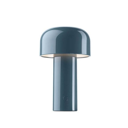 Cordless Mushroom Table Lamp with Touch Dimmer & USB-C Rechargeable Battery for Bedroom, Desk & Outdoor