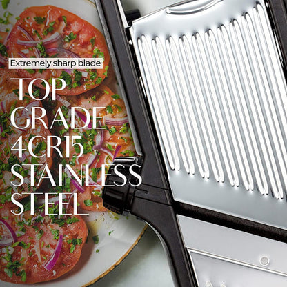 Mandoline Slicer, Adjustable Mandoline Slicer with Cut Resistant Gloves, Vegetable Slicer, Kitchen Gadget for Food Prep