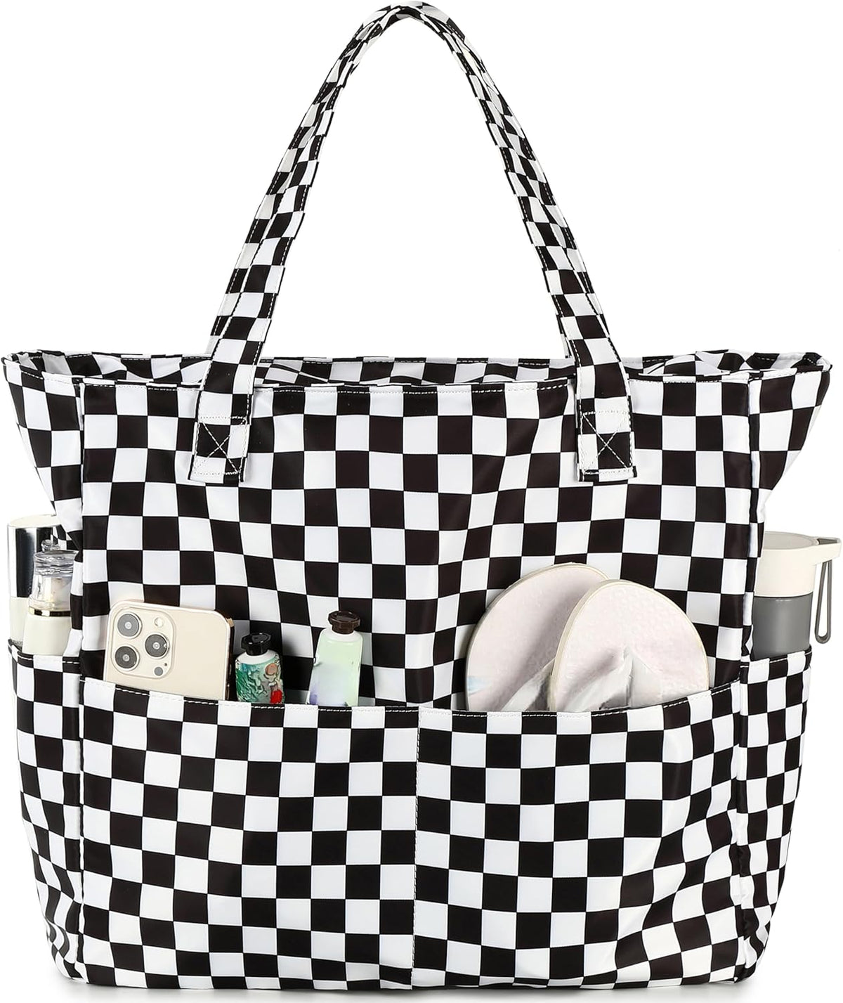 Beach Bag Waterproof with Wet Compartment, Large Beach Tote Bag for Pool and Gym, Travel Tote Bag for Grocery