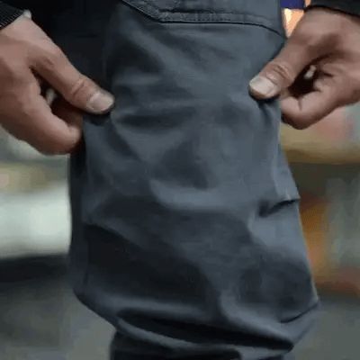 Cargo Pants Multiple Pockets Zipper Cuff