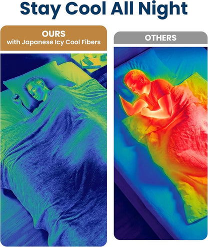 Cozy Haven | Cooling Blanket for Hot Sleepers with Breathable Fabric | Lightweight Throw for Comfort and Relief