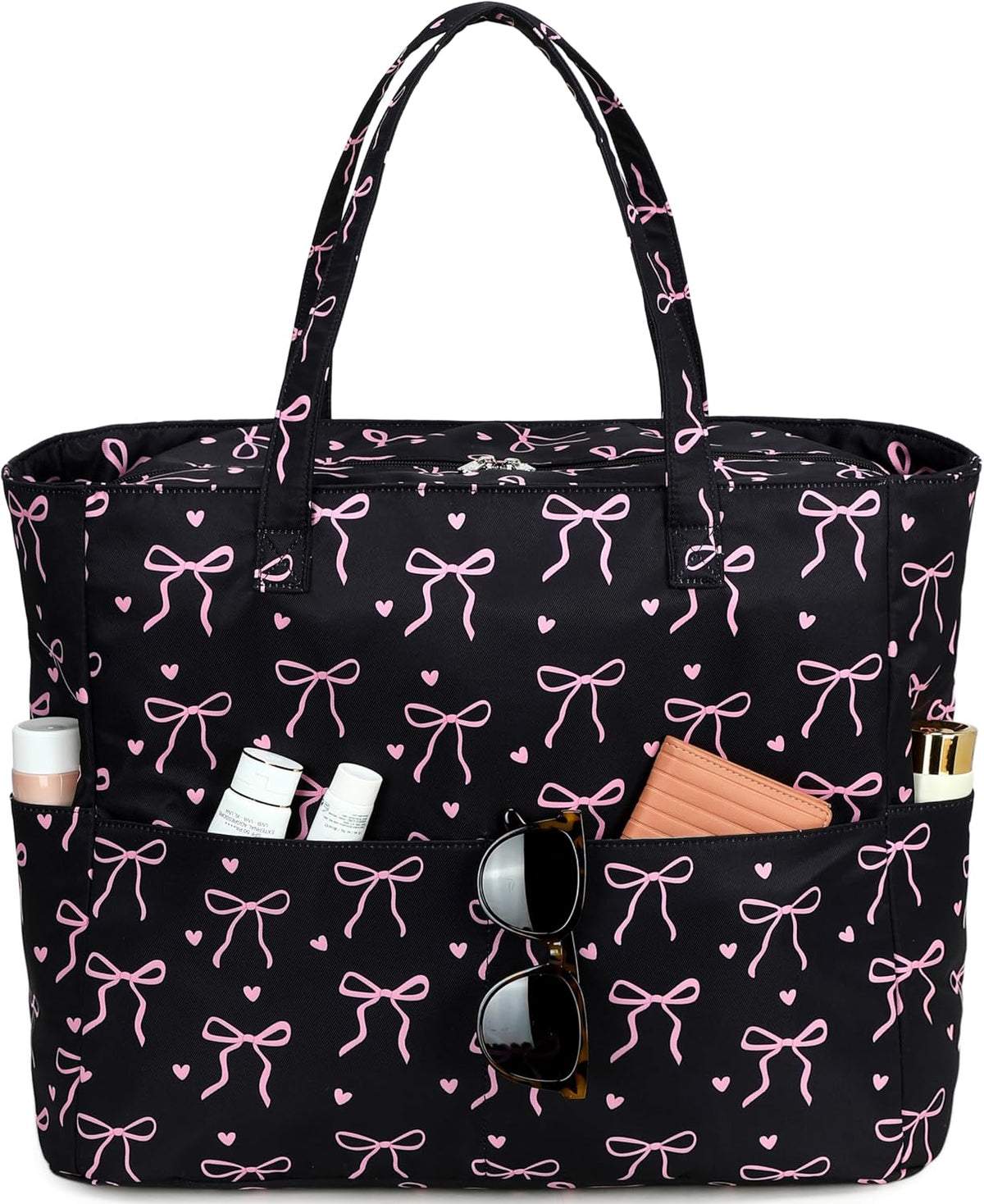 Beach Bag Waterproof with Wet Compartment, Large Beach Tote Bag for Pool and Gym, Travel Tote Bag for Grocery